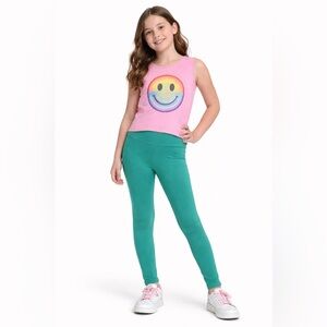 New! LKKD Girls‎ Green Leggings
